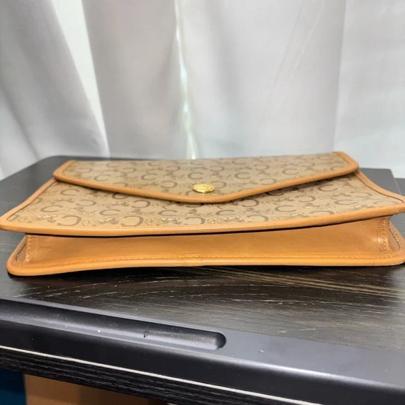 Celine Small Leather Pouch Brown - Picture 4 of 7